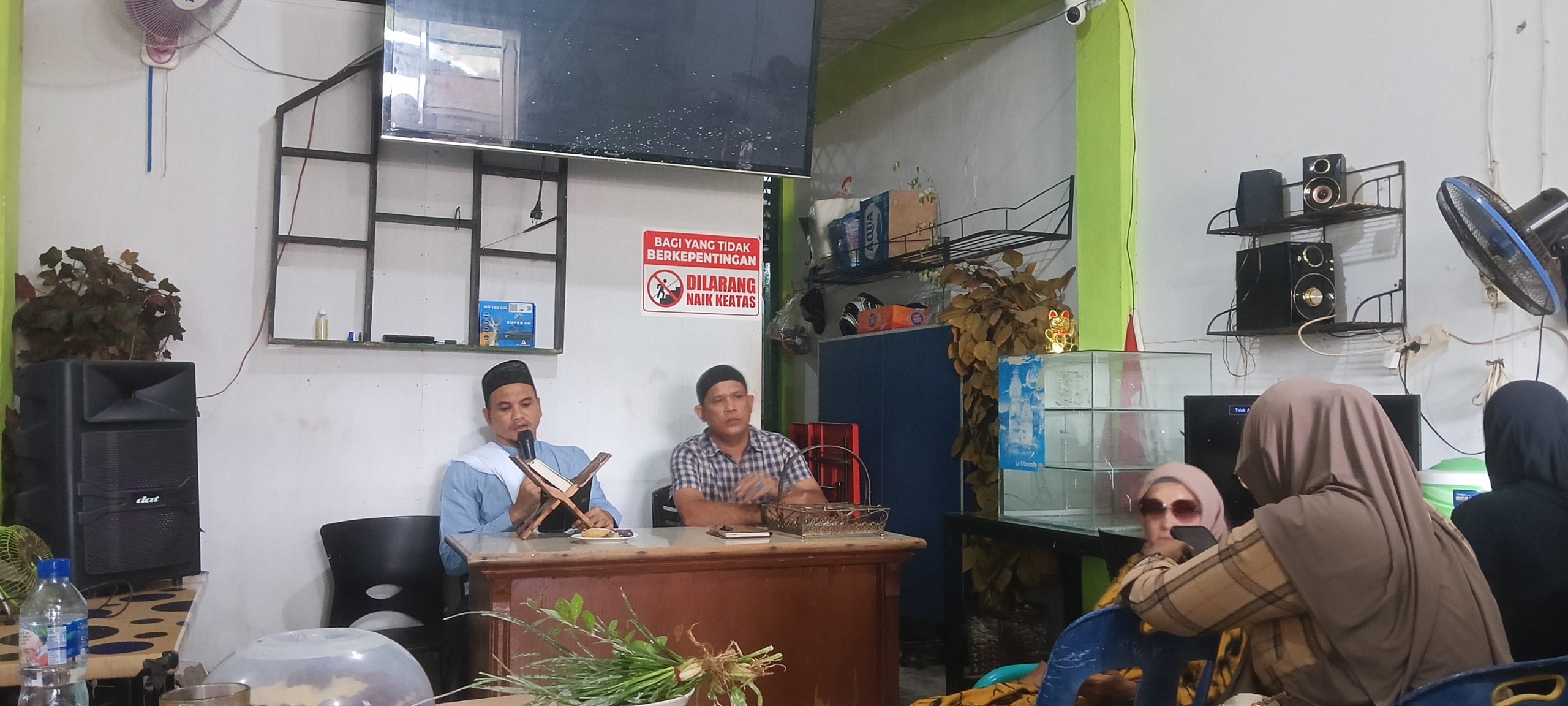 Bidik Indonesia Group Gelar Pengajian dan Peusijuk Media Cafe Homestay, Pererat Silaturahmi Wartawan