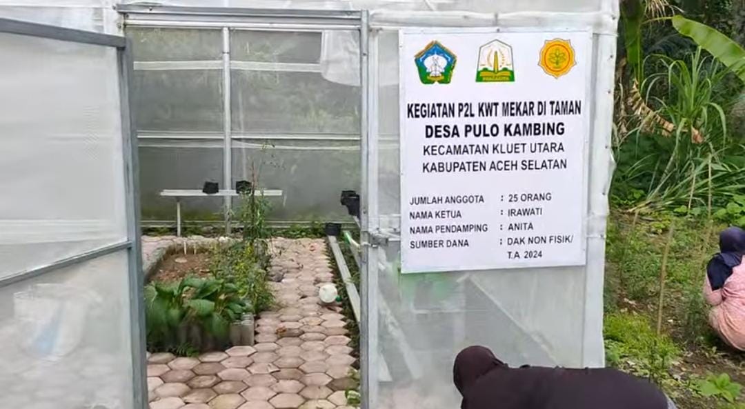 Kelompok Tani Mekar di Taman Gampong Pulo Kambing Kecewa, Bantuan Tahap Kedua dari Dinas Pertanian Belum Cair